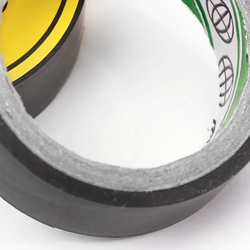 10 Rollen hochtemperaturbeständiges schwarzes Allzweck-Klebeband für Innen- und Außenverpackungen aus Kunststoff - Bild 3