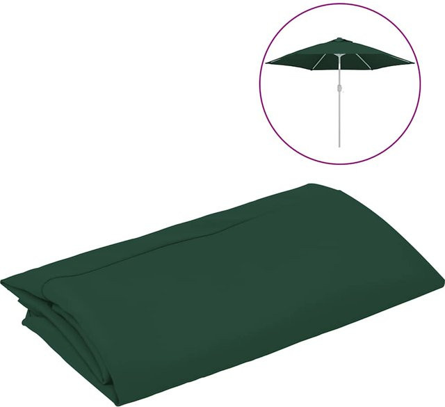 videx Ersatzbezug für Sonnenschirm aus Polyester in Grün, Durchmesser: 300 cm - Bild 3