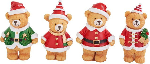 VBS Weihnachtsbären Tischdeko in Rot und Multicolour - Bild 1