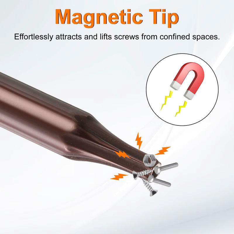 UXCELL Torx Dreieck Drei Flügel Schraubendreher Set mit magnetischer S2 Spitze für Reparaturen, T6 bis T40 - Bild 3