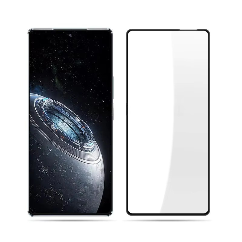 3er-Pack Infinix GT 20 Pro Displayschutz aus 9D gehärtetem Glas mit schwarzem Rand, transparent - Bild 2