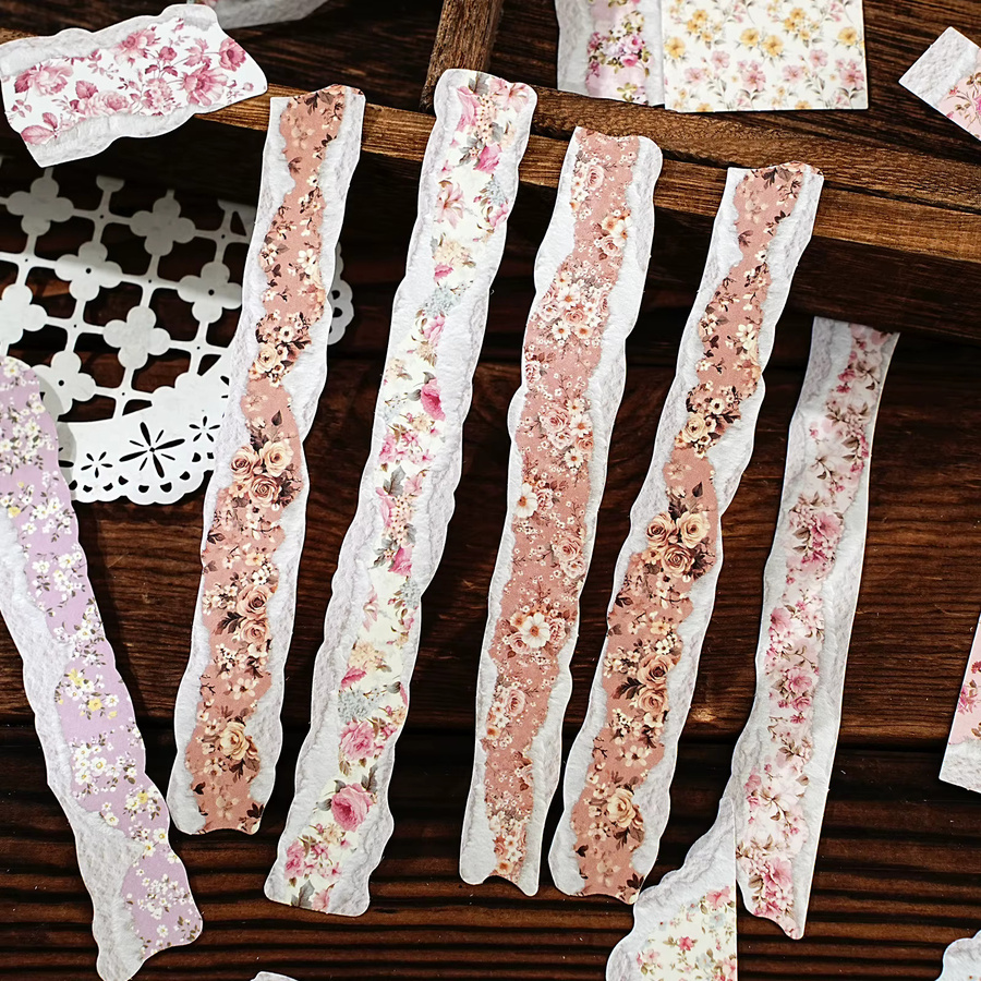 Etori Life Rose Realm Frühlingsblumen-Aufkleber, 30 Stück, Multicolour, für Scrapbooking und Dekoration - Bild 2