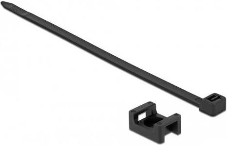 Delock 18886 Kabelbinder aus Kunststoff in Schwarz, 10 Stück - Bild 1