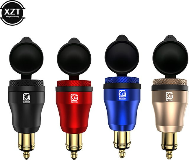 WYMECT Universelles USB-Ladegerät 30 W mit PD Typ C und QC 3.0 Schnellladefunktion, wasserdichter Adapter für Hella DIN-Buchse sowie BMW, Ducati und Triumph Motorräder, Multicolor - Bild 1