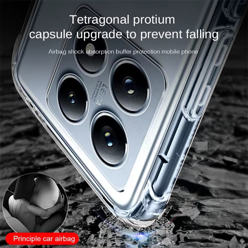 Xiaomi 14T Pro 5G Transparente TPU Schutzhülle - Bild 4