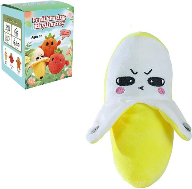 Yiran toy Bananen-Musik-Stofftier, Interaktives Rhythmusspiel, ab 14 Jahren - Bild 1