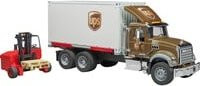 Bruder MACK Granite UPS Logistik-LKW mit Mitnahmestapler Modellfahrzeug - Bild 2