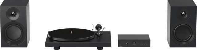 Pro-Ject Colourful Audio System E Hi-Fi System mit Bluetooth in Schwarz - Bild 1