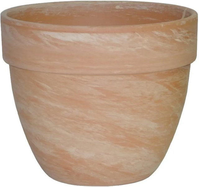 Pflanztopf Levante in Caramel Braun aus Terrakotta, Durchmesser: 35 cm - Bild 1