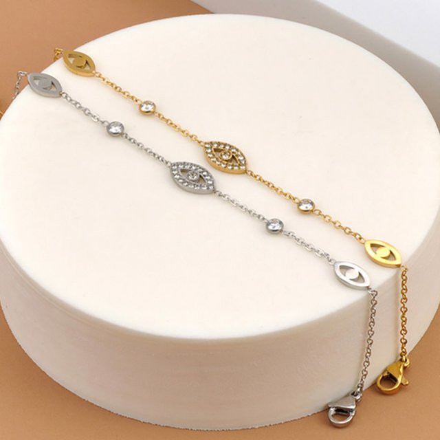 Lokaer Armband, vergoldet, Edelstahl, Zirkonia, Damen - Bild 1