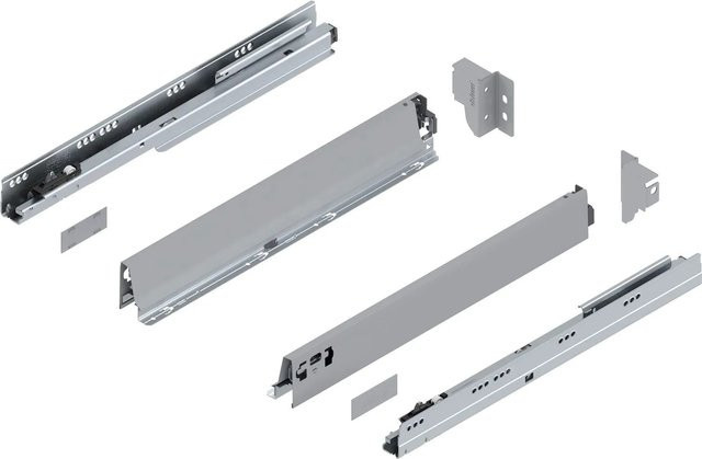 Blum Tandembox antaro N Vollauszug mit Blumotion Soft-Close, Grau, Tiefe: 500 mm, Tragkraft: 65 kg - Bild 1