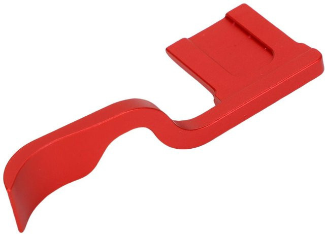 Fujifilm X S10 Blitzschuh Daumenauflage Handgriff aus Aluminiumlegierung in Rot - Bild 1