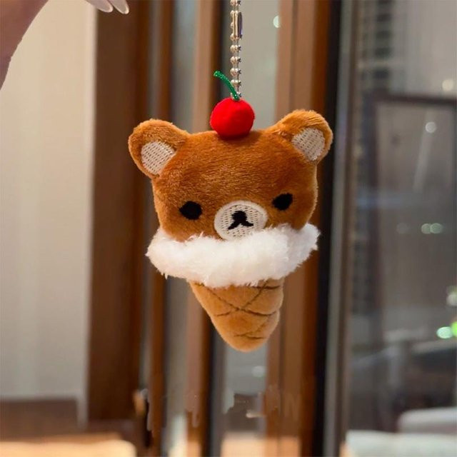 Yiran toy Rilakkuma Plüsch-Schlüsselanhänger, Eiscreme, Unisex - Bild 1
