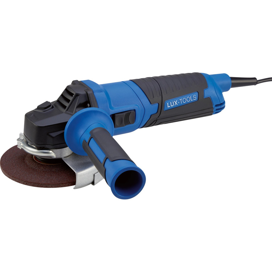 LUX-TOOLS Elektro-Winkelschleifer E-WS-750/125 in Blau mit 750 W und 125 mm Scheibendurchmesser - Bild 2