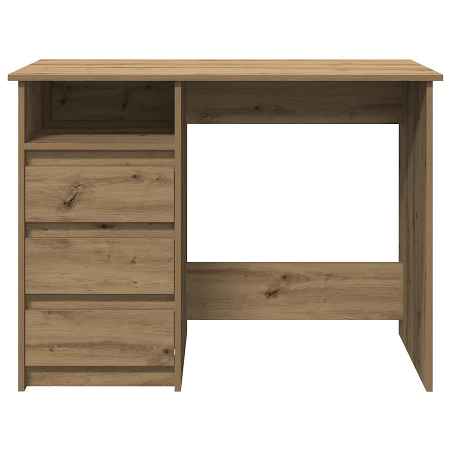 vidaXL Schreibtisch aus Holzwerkstoff in Artisan-Eiche, B/T/H: 102 x 50 x 75 cm - Bild 3