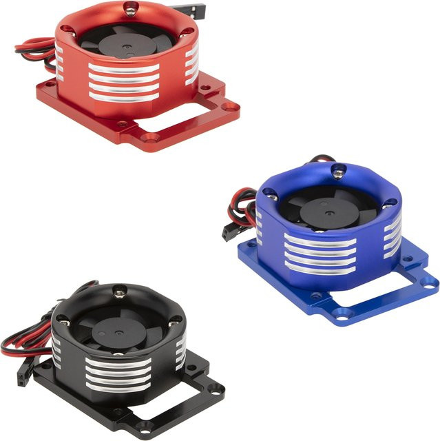 TRAXXAS Aluminium-Motor-Kühlkörper mit LED, bunter Kühlkörper, Lüfter - Bild 1