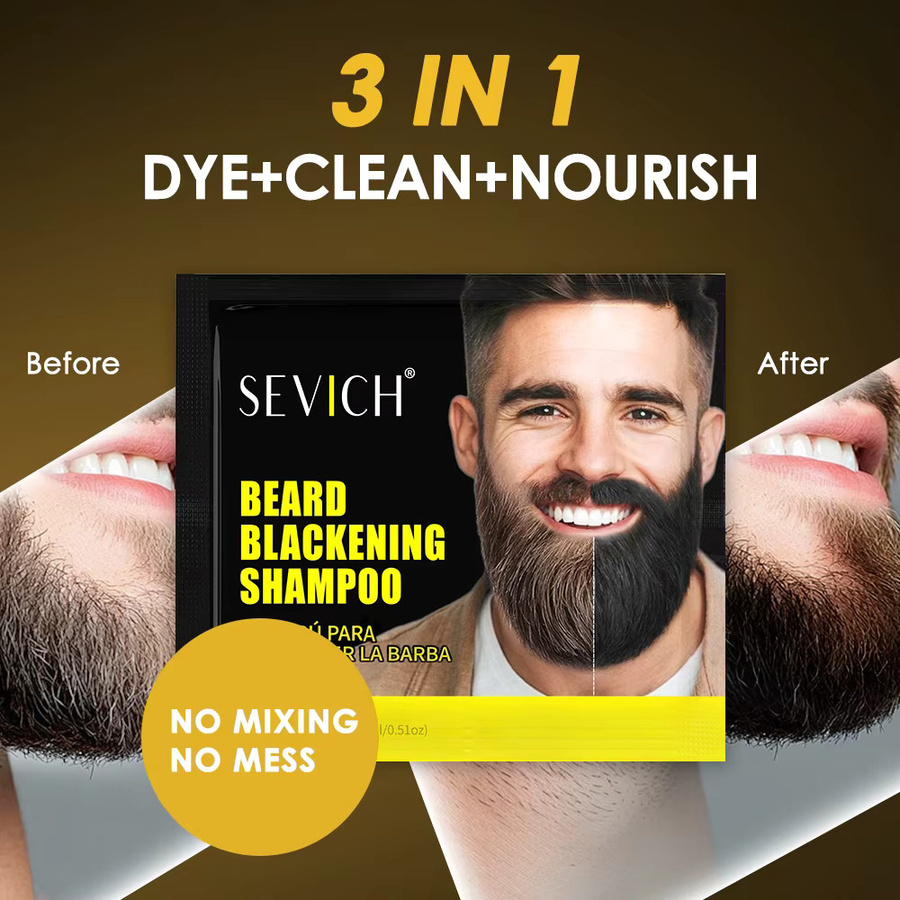 Ms.Dear Bart Shampoo Creme, Schwarz, Herren - Bild 5