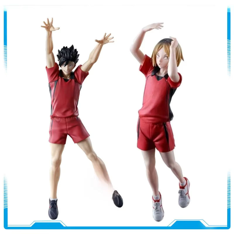 Bandai Anime HAIKYU!! Posing Figur Kenma Kozume und Tetsuro Kuroo Action Figur aus Kunststoff in Rot - Bild 3