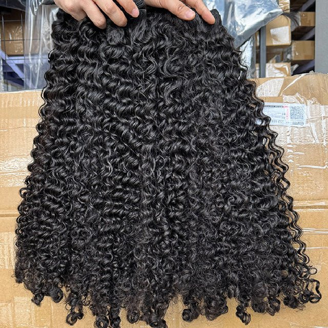 Goodliness Water Jerry Curly Bundles, vietnamesische lockige Echthaarverlängerungen - Bild 1
