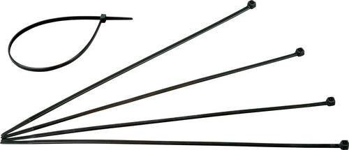 Kopp Kabelbinder Schwarz 50 Stück witterungsstabil Länge: 30 cm, Breite: 0,48 cm - Bild 1