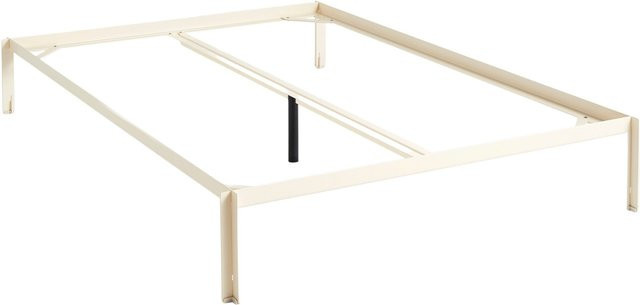 HAY Connect Bed in Weiß aus pulverbeschichtetem Metall im Industrial Design - Bild 1
