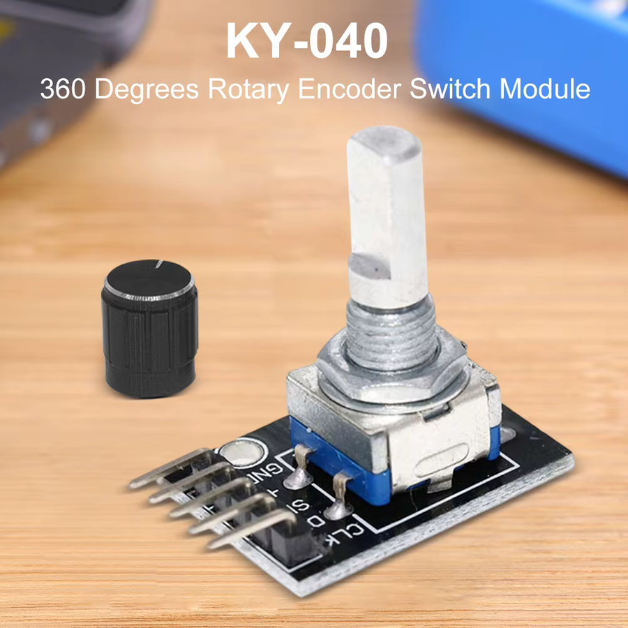 HW-040 360 Grad Drehgeber Schalter Modul 5V Ziegel Sensor Entwicklungsplatine Potentiometer Knopf Kit in Multicolour - Bild 4