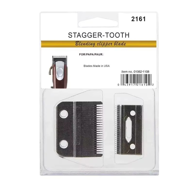 PROGEMEI Stagger Zahnersatzmischung # 2161-Klinge für Magic Clip-Haarschneidemaschine - Bild 2