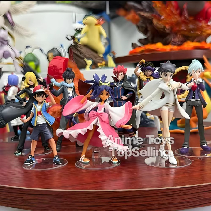 Bandai Pokémon Acht Meister, Actionfiguren, PVC-Statue, 7-9cm - Bild 6