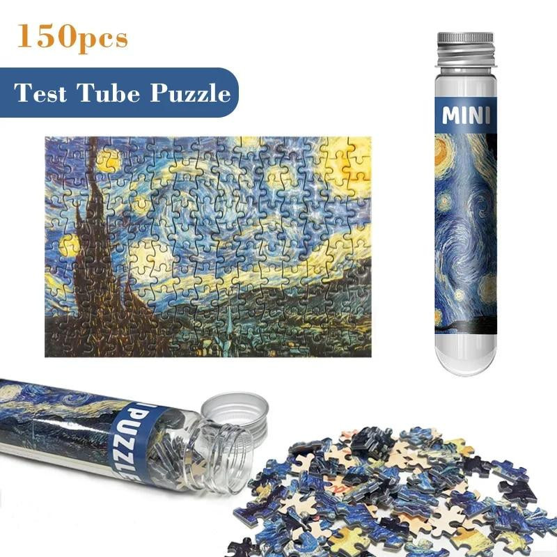 MaxRenard Van Gogh Die Sternennacht Reagenzglas Puzzle 150-teiliges Set - Bild 3