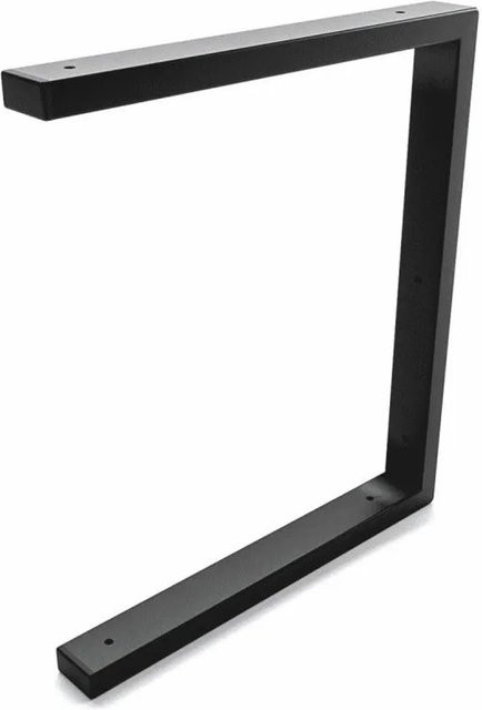 HEVVA Waschtischhalterung LAHN Wandmontage, Schwarz Matt, Tiefe: 35 cm - Bild 1