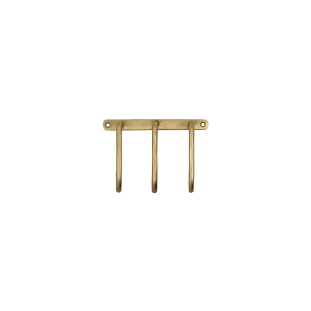 House Doctor Garderobenhaken Welo aus rostfreiem Stahl in Gold, gebürstetes Messing