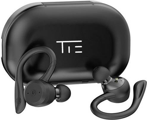 TIE Audio Studio TBE1018 In-Ear Kopfhörer Bluetooth Schwarz Wasserbeständig mit Ohrbügel für Sport - Bild 1