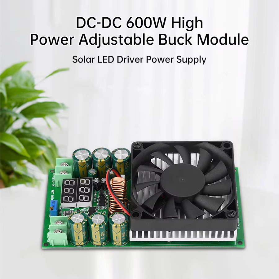 Aideepen DC-DC Step Down Modul Buck Converter 600W 30A mit Display zur Einstellung von CV und CC als Solar LED Treiber Netzteil - Bild 4