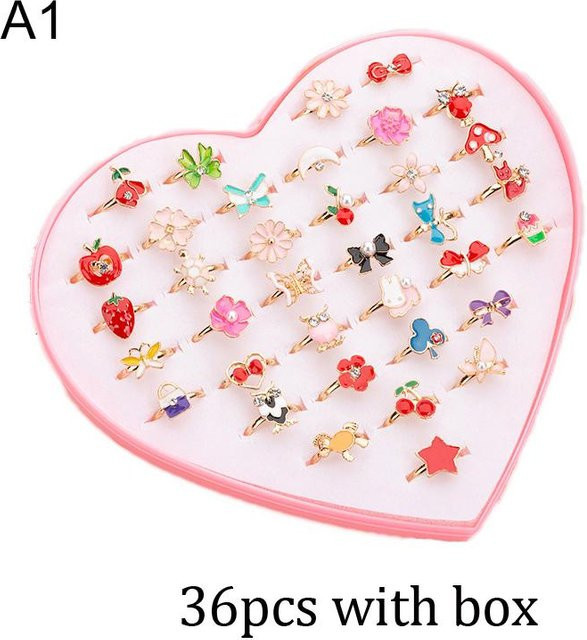 Fashnics Ringe, Legierung, Weiß, Kinder - Bild 1