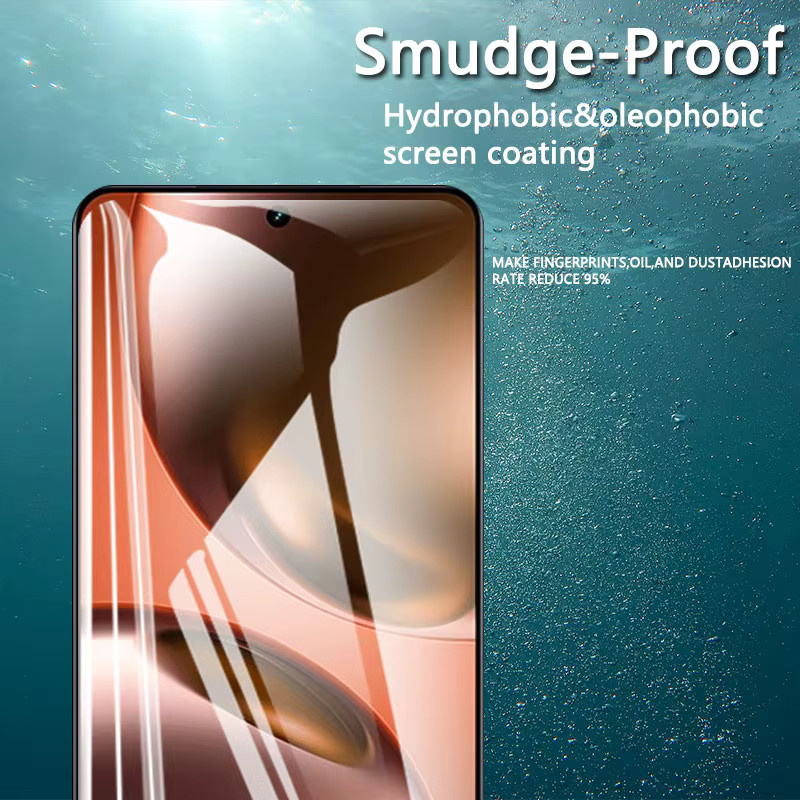 Displayschutzfolie aus gehärtetem Glas für Realme GT 7 (6,78 Zoll), transparent, 1-4 Stück - Bild 2