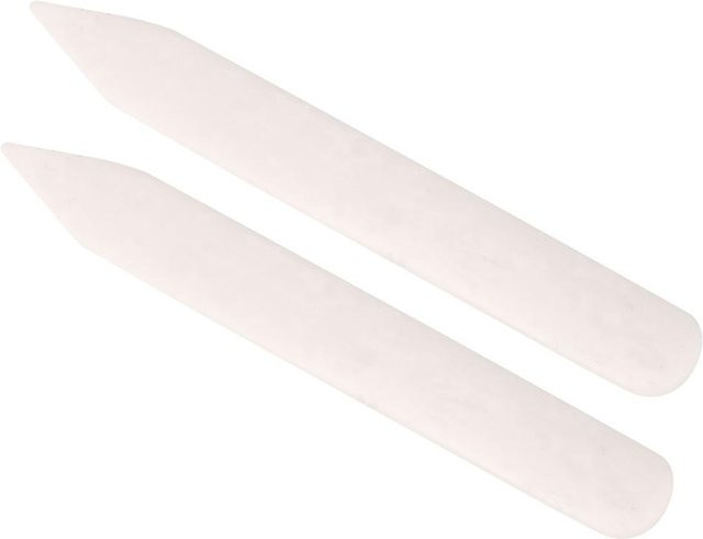 2er-Set Manuelle Knochenfalzbein Universal Papier- und Kartenfalzer DIY Bastelwerkzeug von Shoemst in Weiß - Bild 1