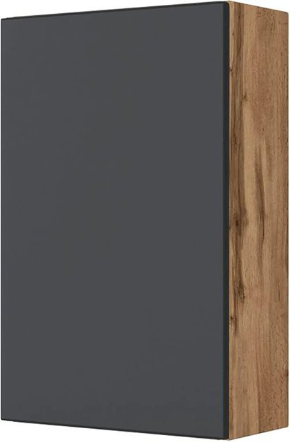 Held Möbel Hängeschrank Bari für das Badezimmer, Farbe: Matt Grau-Wotaneiche, Breite: 40 cm - Bild 1