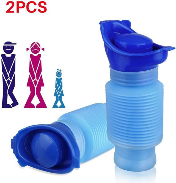 CosyHome Auto-Notfall-Urinal in Blau, tragbare mobile Taschentoilette für Camping und unterwegs, 750 ml - Bild 1