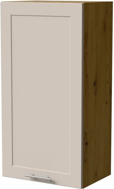 Hängeschrank Feldmann-Wohnen Oslo W4 in Eiche Artisan und Kaschmir Matt Beige B/T/H: 50 x 32,5 x 96 cm - Bild 1