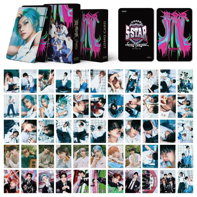 SKZOO Stray Kids Bangchan Lee Know, Postkartensammlung, 55-teiliges Set - Bild 3