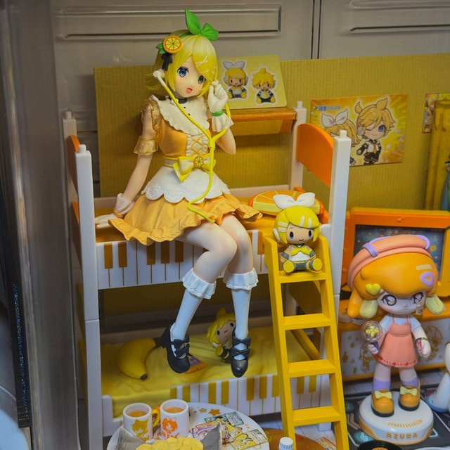 Bandai Hatsune Miku & Kagamine Rin, Actionfigur, 15cm - Bild 1