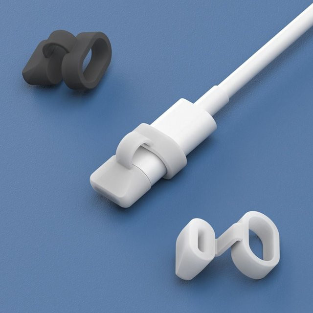 10 Stück Silikon Staubschutz Kappen für USB-C Ladeanschlüsse in Weiß - Bild 1
