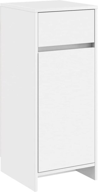 vidaXL Badezimmerschrank Weiß Modern mit Schranktüren und Schubladen B/T/H: 35 x 36,5 x 85 cm - Bild 1