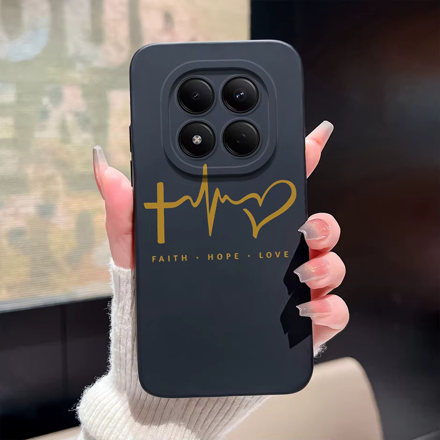 Xiaomi Redmi Note 15 Pro Plus 4G 5G Schutzhülle mit Cartoon Herz aus weichem Silikon - Bild 2
