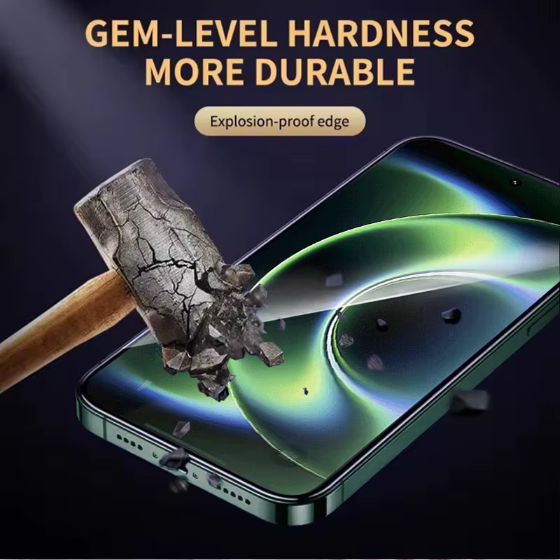 3er-Pack Xiaomi 17 Ultra Schutzglas mit 9H Härtegrad und Fingerabdruck-Entsperrung, transparentes Anti-Explosions-Displayglas zur vollständigen Abdeckung - Bild 3