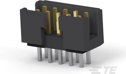TE Connectivity Einbau-Stiftleiste Standard 1-2842284-2 in Schwarz aus Kunststoff - Bild 1