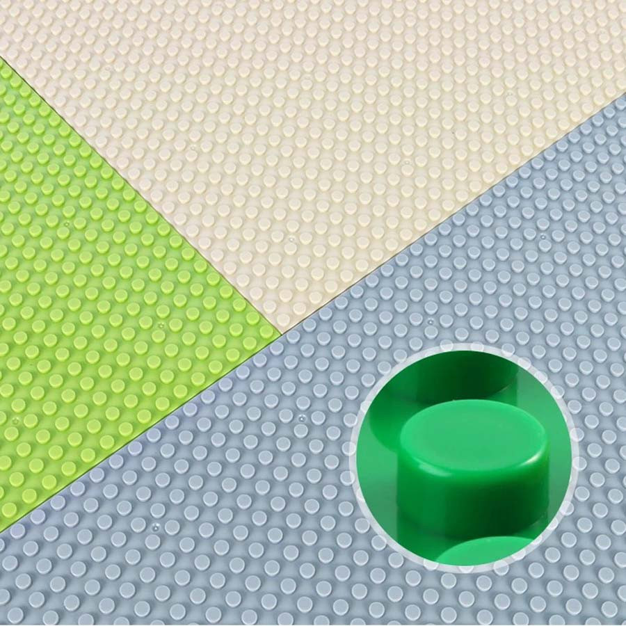 Yiran toy Grundplatten Bausteine 4-teiliges Set schwarz - Bild 1