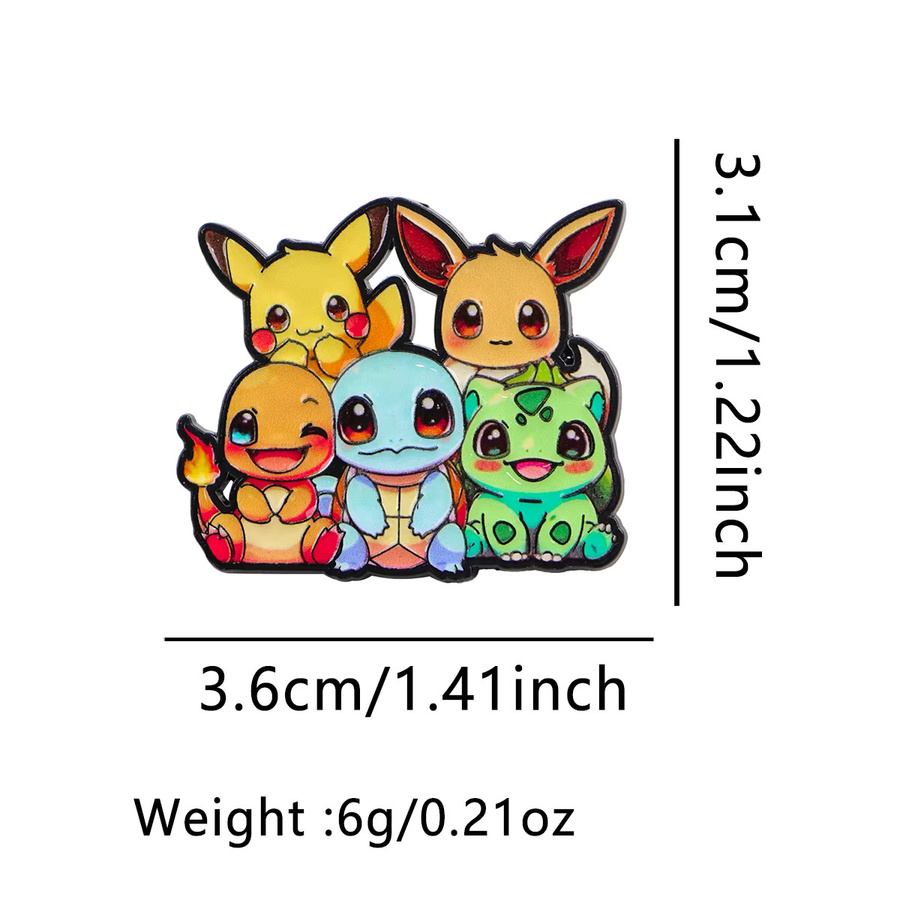 Anstecknadeln Cartoon-Tier-Emaille, Unisex - Bild 2