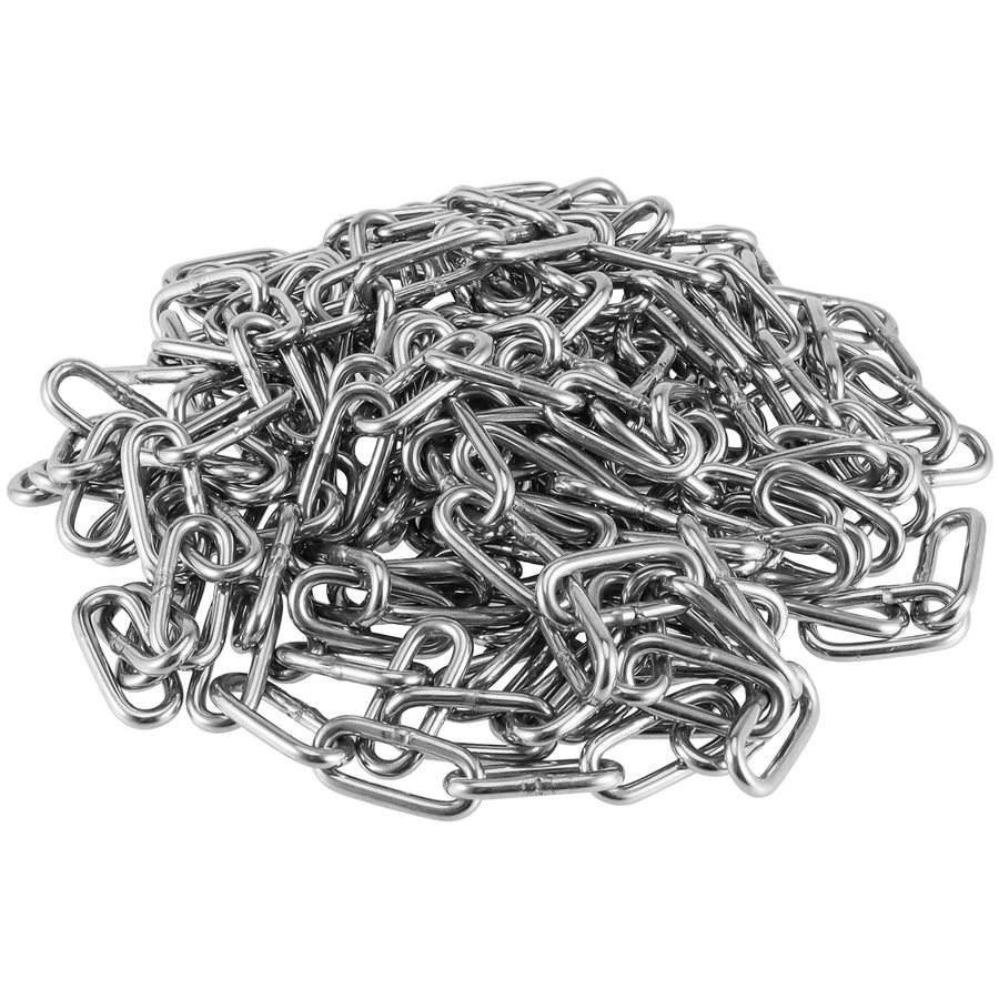 Lekefever Edelstahlkette aus Edelstahl 304 in Silber, korrosionsbeständig und wasserdicht für DIY-Projekte, Aufhängungen oder als Haustierleine - Bild 5
