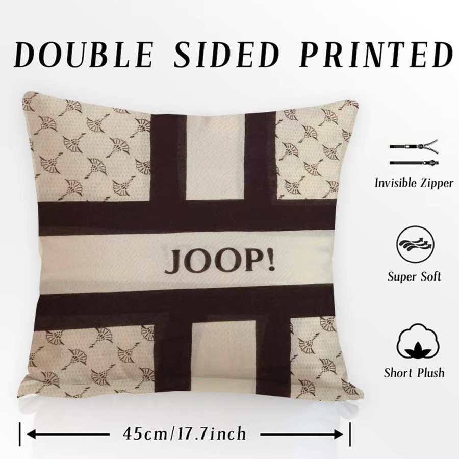 JOOP! Kissenbezug aus Plüsch in Weiß mit unsichtbarem Reißverschluss, allergikerfreundlich, B/T/H: 30 x 30 x 30 cm - Bild 3